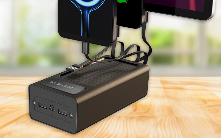 POWER BANK CON PANEL SOLAR | 30.000Mah - Imagen 3