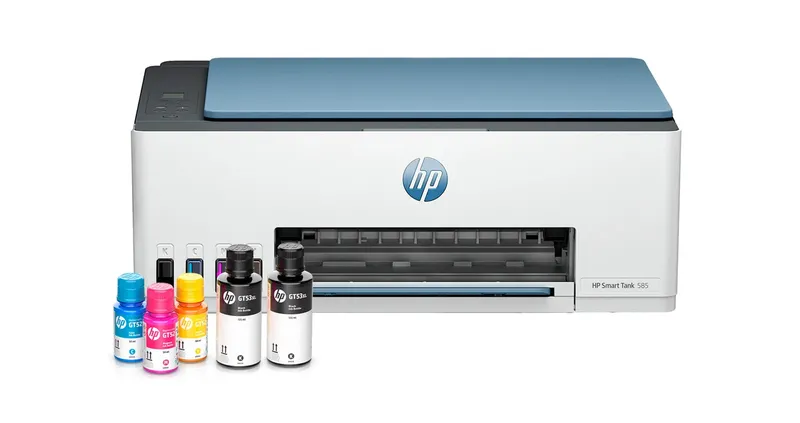 Impresora Multifuncional HP Smart Tank 585, Tinta continua, Color, Wifi